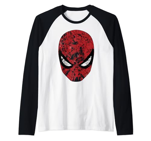 Haut Spider-Man Marvel imprimé graphique t-shirt de baseball manches raglan pour homme et femme