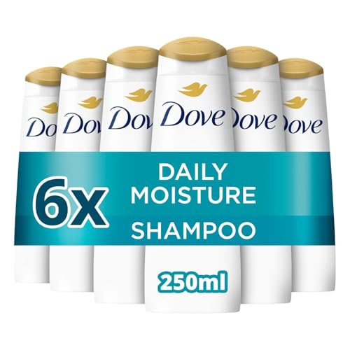 Dove Nutritive Solutions Daily Moisture Shampoo nourishes for smooth hair that's up to 10x more resilient to daily damage* for dry hair 6x 250 ml