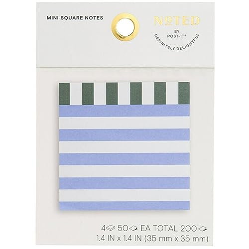 Noted By Post-it® Square Notes, 100 Total Notes, 2-15/16