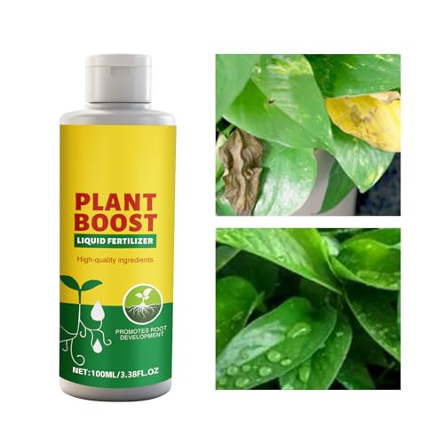鉢植え植物肥料 | 天然ブースター 100ml 栄養素 | 植物肥料 室内用 | 花・木・屋外・庭園・野菜・果物・葉物用
