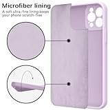 KPPIT for iPhone 15 Pro Case Silicone,Shockproof Cover with Microfiber Lining 6.1 inch,Silky-Soft Touch Full-Body Protective iPhone 15 Pro Phone Case(Grass Purple) - Image 4