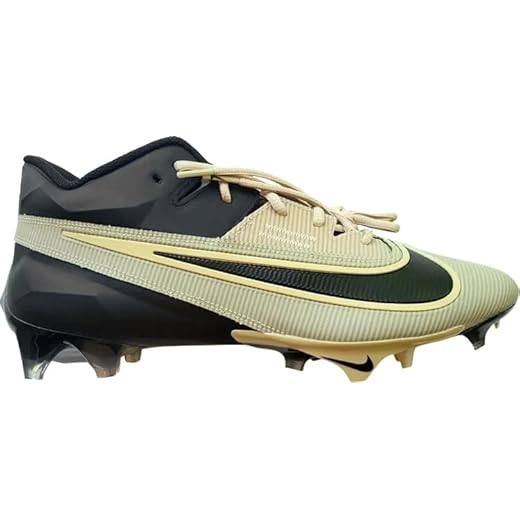 Nike Vapor Edge Elite 360 2 DA5457 Black/Team Gold Men's Football Cleats 14 US