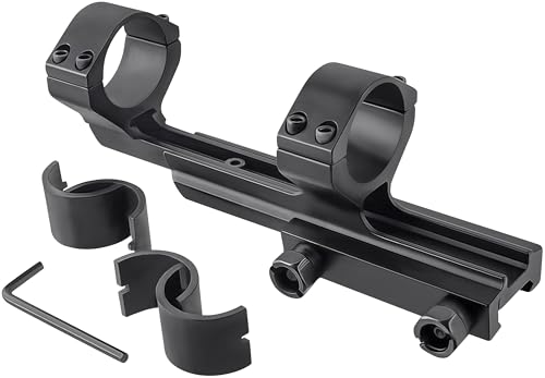 360 Tactical 30mm Offset Adjustable spacing Extended Scope Mount with Picatinny Base and with 2 Set of spacers Saddle Height of This Scope is 1.3 Inches Durable Item…