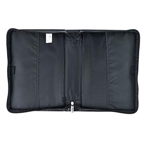 Christian Art Gifts Classic Faux Leather Bible Cover For Men And Women: Be Strong And Courageous - Joshua 1:9 Inspirational Bible Verse With Lion, Gray And Black, Large #TOP3