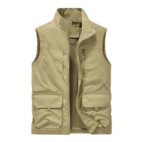 Men's Outdoor Sports Thin Waistcoat With Multi-Pocket Fashion Sleeveless Jacket For Daily Wear2