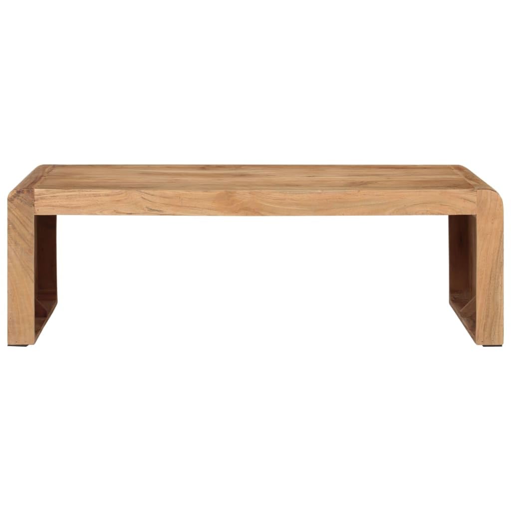 vidaXL Mesa de Centro Madera Maciza Acacia 110x55x35 cm