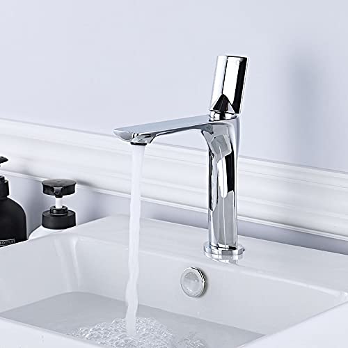 Robinet de salle de bain anti-traces en or brossé pour éliminer les corvées de nettoyage