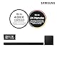 SAMSUNG HW-Q810GF Q-Serie 5.1.2-Kanal-Soundbar für Fernseher, Kabelloser 6,5-Subwoofer, 2.0.2-Kanal-Rücklautsprecher, Kabelloses Dolby Atmos und DTS:X, SpaceFit Surround Sound Pro, Q-Symphony [2025]
