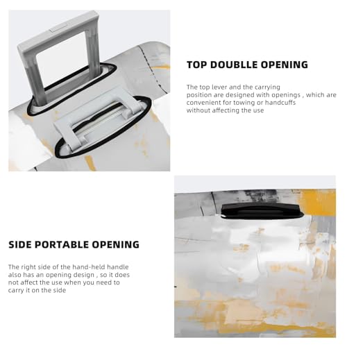 Modern Art Travel Luggage Cover Elastic Suitcase Covers Washable Anti Scratch Luggage Dust Covers Protector, Fits 29-32 inch Luggage, XL4