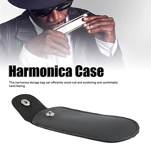 KAKAKE Sac de Rangement en Cuir pour Harmonica, étui en Cuir pour Harmonica, Excellente Protection, résistance à l’usure, PU pour fête - Les Beatles, Paul McCartney, John Lennon, RIngo Starr, George Harrison KAKAKE Sac de Rangement en Cuir pour Harmonica, étui en Cuir pour Harmonica, Excellente Protection, résistance à l'usure, PU pour fête – Image 6