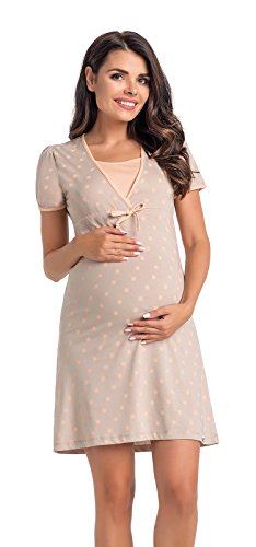 Di Vadini, Nachthemd, TCB.4044, Khaki, Gr. XXL