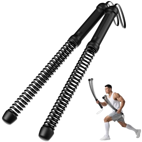 Weighted Ropeless Battle Ropes, Portable Cordless Workout Ropes for Home Gym, Steel Resistance...