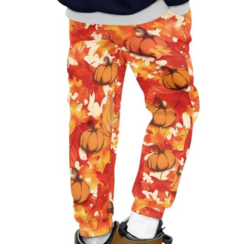 Girl's Jogger Swearpants Boys Novelty Elastic Waist Active Pants with Pockets4
