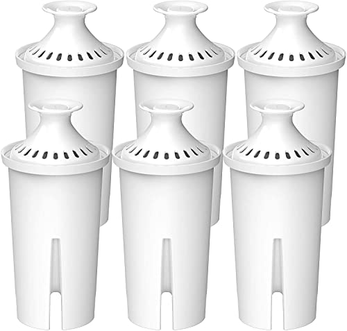 Waterdrop TÜV SÜD, NSF Certifiée Cartouche Filtrante, Remplacement pour Brita® Classic OB03, Mavea® 107007, 35557, PearlCo®, Aqua Optima® RUF916 Cruche à eau (6)
