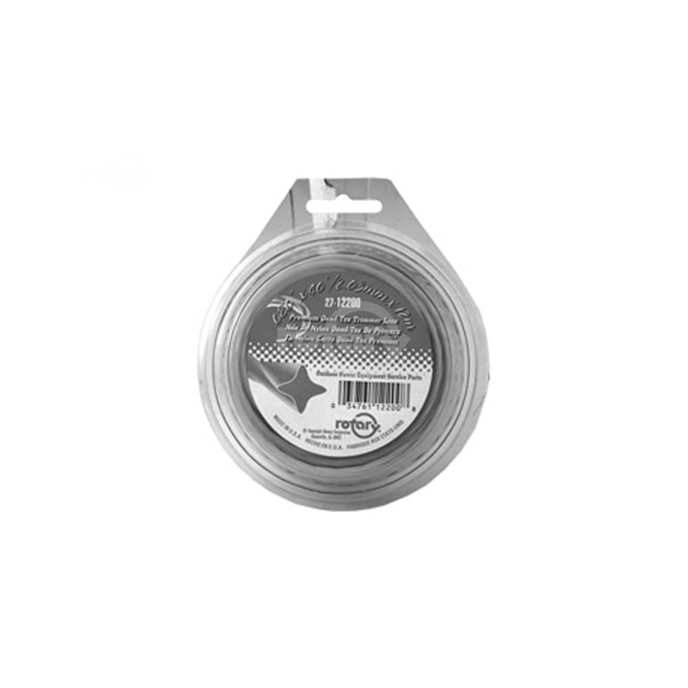 Rotary Corp Line Trimmer .105 24' Loop Quad-Tex Twist Green