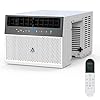 6000 btu window air conditioner 3 in 1 air conditioner optional wifi control three fan speeds 115v60hz quiet operation cools up to 269 sq ftfull window view  urban country home decor