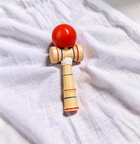 Generic Wooden Kendama Skill Toy with Long Thread & Wooden Ball - Image 2