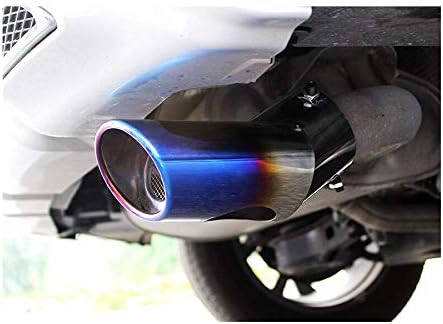 1pcs Blue Stainless Steel Exhaust Tail Rear Muffler Tip Tailpipe Trim For Honda CRV CR-V 2012 2013 2014 2015 2016 2017 2018 2019 2020 2021 2022