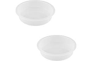Bird Water Dish: 2-Pack Plastic Bird Feeders for Wild Birds