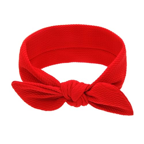 Headbands for Baby Girl, Headbands with Bows Hairband Baby Hair Band Headwrap Bandana Hair Accessories Bows.(FD95) (Red+Black)2