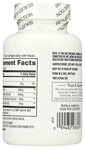 Whole Foods Market, Evening Primrose Oil 500 Mg, 120 Ct #TOP1