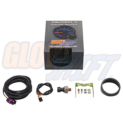 Manomètre de pression de carburant GlowShift 30 PSI 7 couleurs - 6