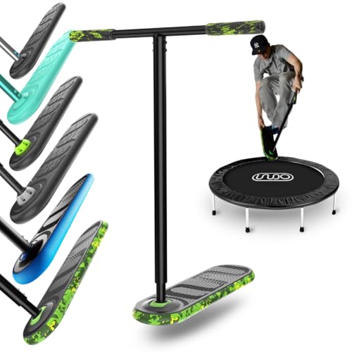 The Indo Trick Scooter - Patinete de Acrobacias para Adolescentes, niños y Adultos - Trampolín para Practicar Trucos Profesionales - Interior y Exterior - Profesionales y Principiantes