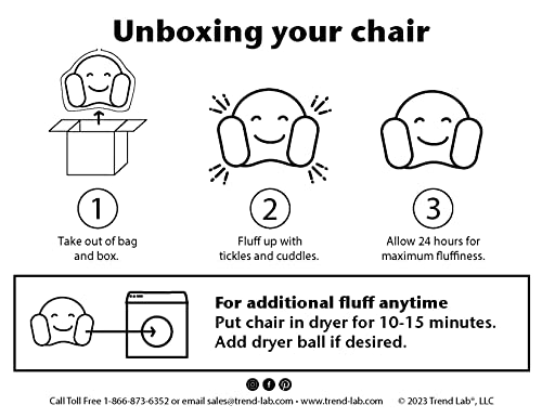 Trend Lab Flower Toddler Chair Plush Character Kids Chair Furniture For Boys And Girls, 19 In X 20 In X 16 In #TOP4