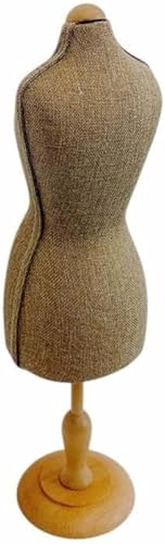 Miniatura 3 de Soporte de exhibición de joyería de mini jersey blanco para vestido de maniquí de torso