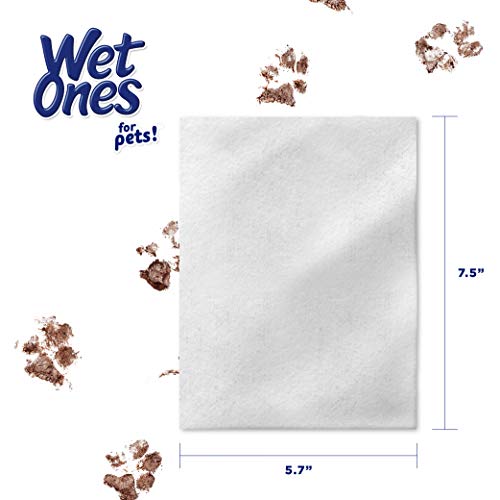 image for Wet Ones for Pets Paw & Tushie Dog Wipes With Chamomile, 30 ct - 8 Pac