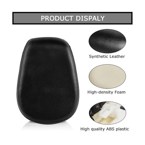 Coussin de selle passager arrière moto noir pour custom V-Star XVS 650 - 3