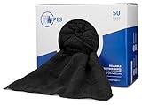 MWipes - Toallas de microfibra negras reutilizables para tienda, detalles
