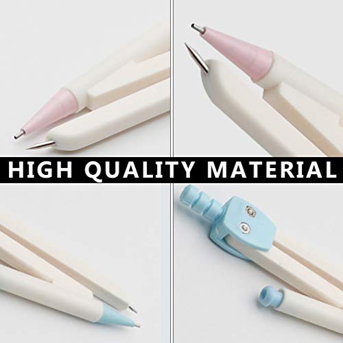 Toyvian 2Pcs Estudante de Matemática Geometria Bússola Desenho E Desenho de Bússola de Precisão para