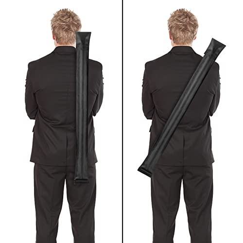 Unoutur Pool Cue Case, Pool Stick Case For 1/2 Billiard Cue Stick Case, 32 Inches Long Snooker Storage Carrying Bag, Black #TOP5