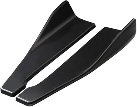 TCSN 2X Universal Modified Rear Lip Side Skirt Bumper Spoiler Splitters Polyurethane ABS for Ford,for Honda,for Jeep,for Hyundai,for Lexus,for GMC,for Chrysler,for Acur,for Dodge,for Buick HSK1792