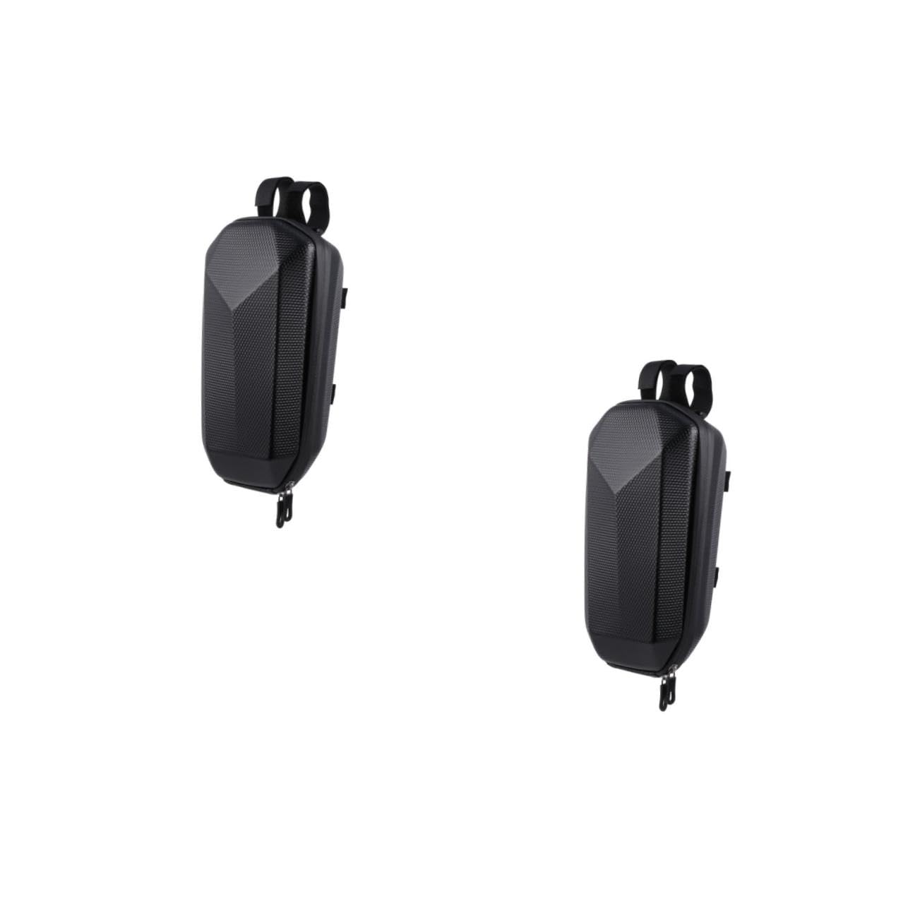 ibasenice De Voiture Vélo De Scooter Électrique à Trottinette pour Sacoche De Guidon à Coque Rigide Stockage De Guidon Sacoche De Guidon Trottinette Electrique Eva Black