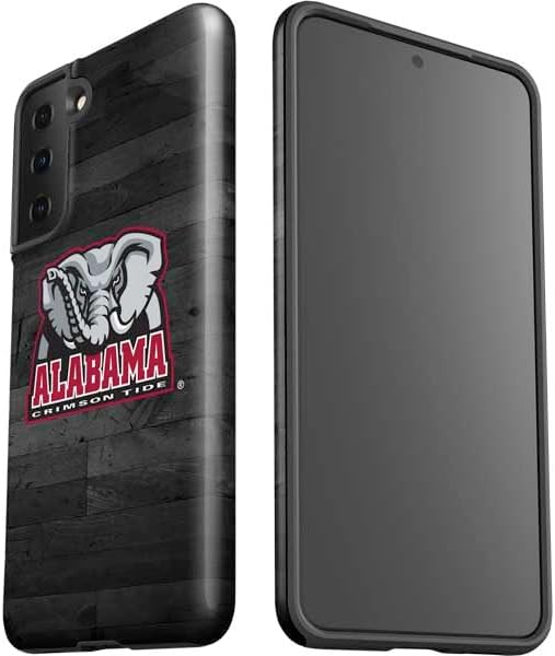 Skinit Pro Phone Case Compatible with Galaxy S21 FE - Officially Licensed University of Alabama Basketball Wood Design