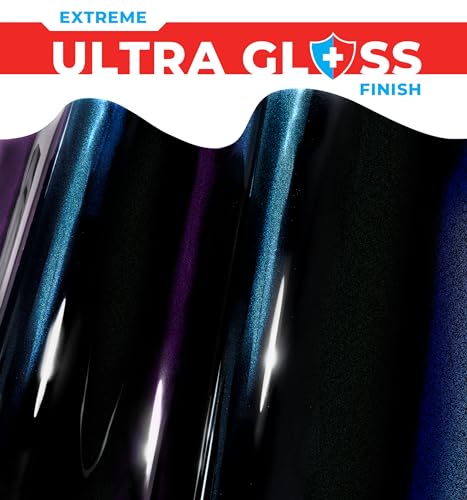 Image of ColorFusion PPF by VViViD, Gloss Cosmic Blue Dry Apply PPF Vinyl Car Wrap Roll 60ft x 5ft