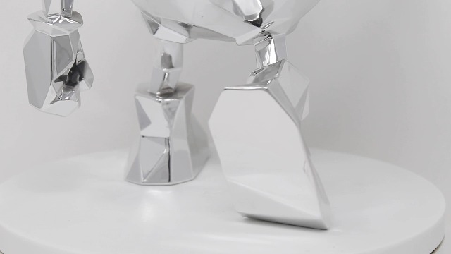 Figurine Pac-Man X Richard Orlinski Noire édition 2020, 18cm