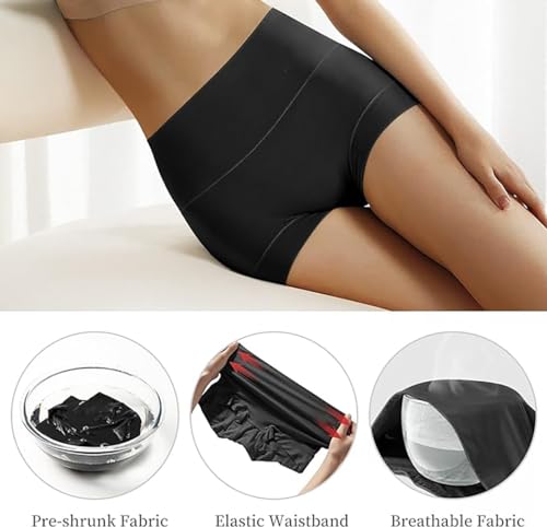 Image of Ultimate Comfort cotton underwear for women,high waisted, Full Coverage, panties for women 4 Pack
