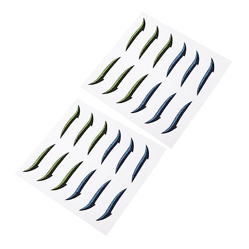 Ipetboom 12組対 ふたえ用アイライナーステッカー 再利用可能なアイラインシール 便利なアイメイクツール 各種メイクアップシーンに対応