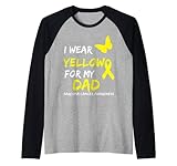 Photo Gallery sarcoma cancer ribboni wear yellow for my dad maglia con maniche raglan Photo Gallery sarcoma cancer ribboni wear yellow for my dad maglia con maniche raglan