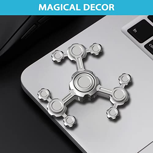 Image of Fidget Spinner Toy for Kids Adults Metal Figette, Hand Finger Spinners Stocking Stuffers Gifts for Teen Boys, Cool Gadgets Quiet Office Roller Desk Toy Anxiety Stress Relief Tools Calm ADHD Autism