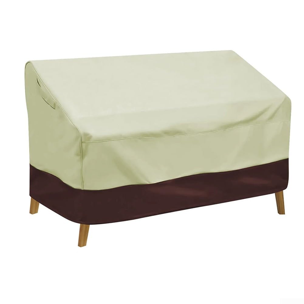 Copridivano impermeabile da esterno, in tessuto Oxford 210D, protezione per mobili da giardino, per più persone, patio, panchina, divano, sedia e divano (210D: 147 x 83 x 79 cm)