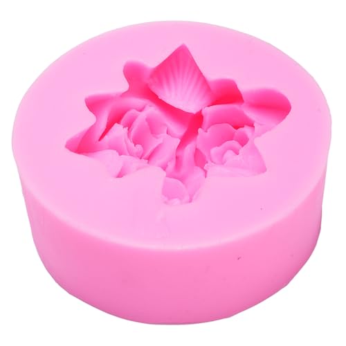 Molde de silicona 3D para flores con forma de rosa miniatura 6