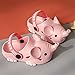 joyvio Sandales Bébé, Sandales Garçons Filles Sabots Éléphant De Dessin Animé Mignon Glisser sur Une Pantoufle De Plage Légère pour Enfant (Color : Pink, Size : EU:38/39)