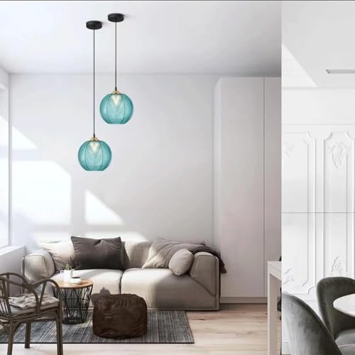 Lampe suspension sphérique diffuseur de lumière douce pour salle à manger - 2