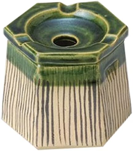 Set of 10 Ashtray with Oribe Lid Hex Ashtray [10 x 9.3 cm] Interior