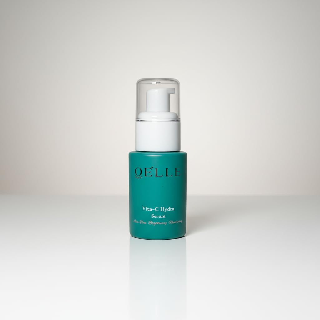 Serum Vitamin C Hydra Glow, with Hyaluronic Acid, Ferulic Acid, MSM & Stem Cells – Brightening, Hydrating, Dark Spot & Fine Line Support, Lightweight Anti-Aging Face Serum