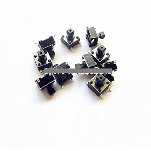 Interrupteur bouton-poussoir 6x6x7,3 mm SMD-4 tactile carré pour circuit imprimé, lot de 20 pcs